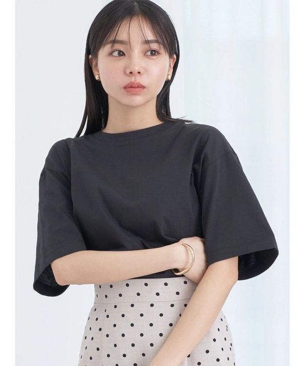 earth music&ecology ＢＯＸ　Ｔシャツ Black