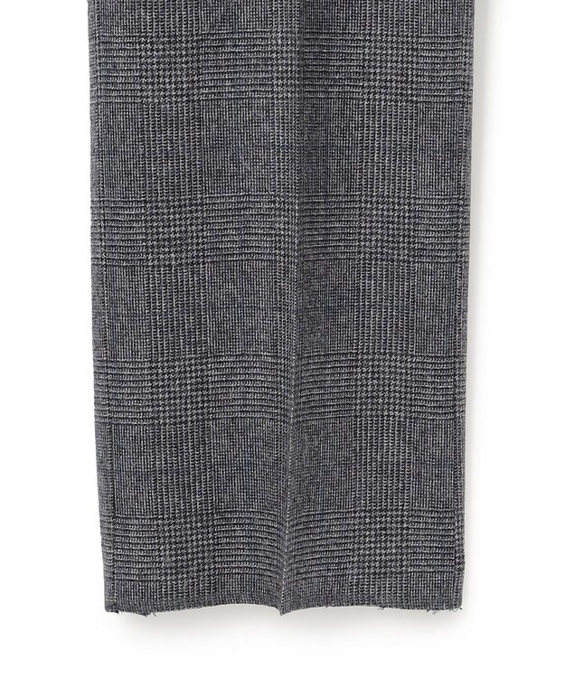 J.PRESS MEN 【ウォッシャブル可】トリートメントウール ストレッチグレナカートチェック スラックス ネイビー系4