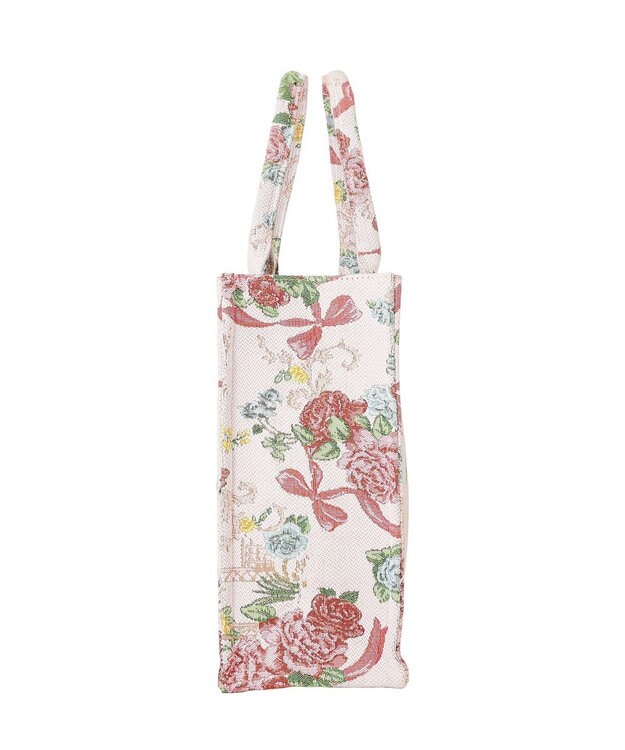Maison de FLEUR フラワーガーデン柄ゴブランスクエアトートバッグ Multi