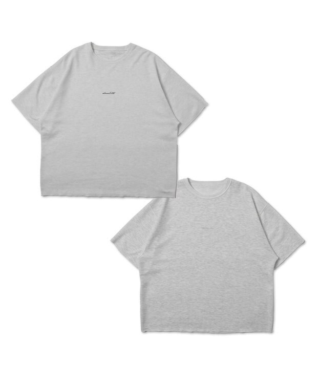 WEGO 【ユニセックス着用アイテム/リバーシブル】リバーシブルワンポイントT（S） オフホワイト