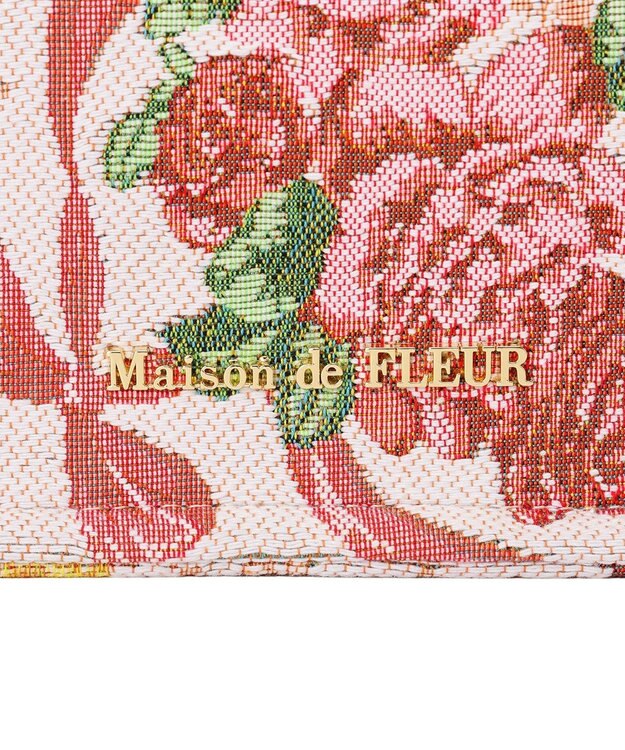 Maison de FLEUR フラワーガーデン柄ゴブランスクエアトートバッグ Multi