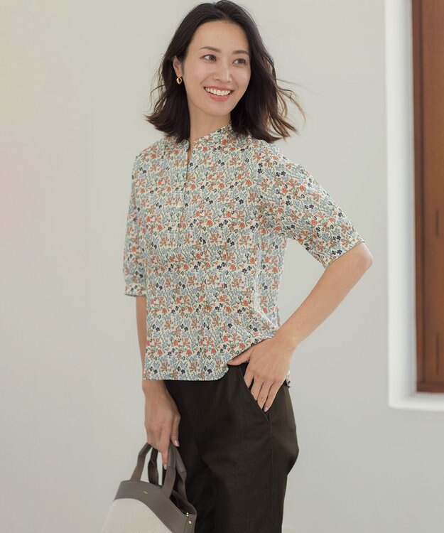 J.PRESS LADIES 【2WAY】キャンバス トートショルダー モカ系