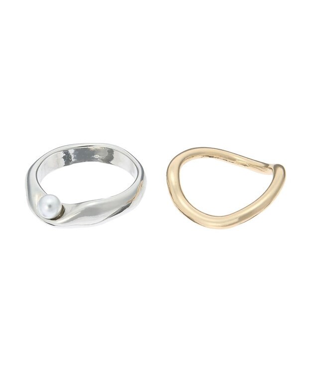 AMERICAN HOLIC ツイスト２ｓｅｔリング Silver