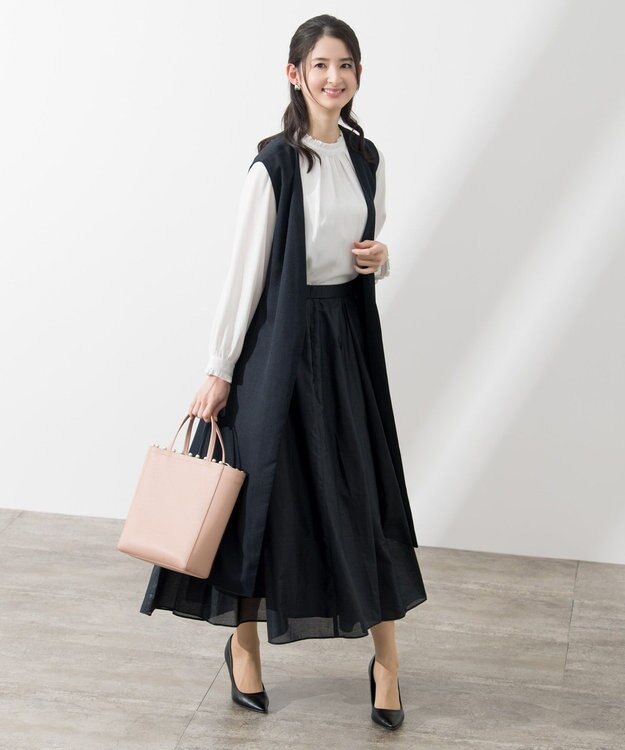 ONWARD Reuse Park 【自由区】スカート春夏 ネイビー