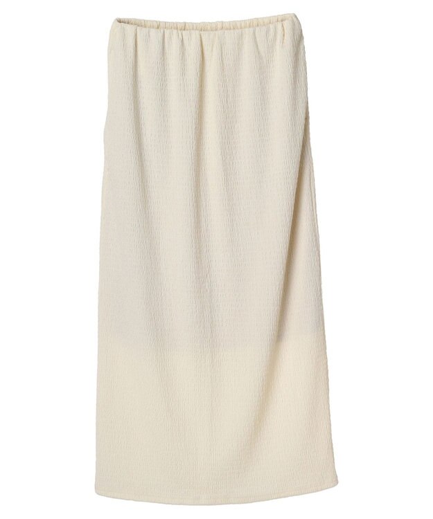 Green Parks カットＪＱＩラインスカート Ivory