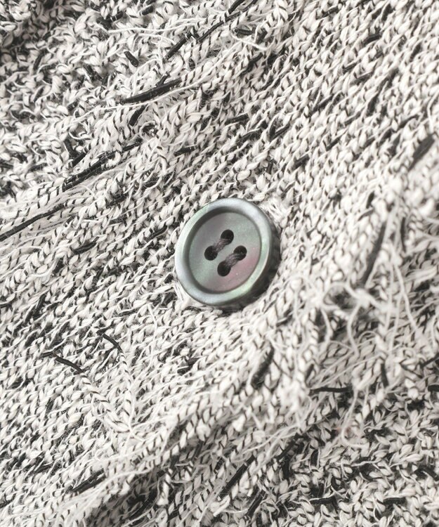 CRAFT STANDARD BOUTIQUE フリンジノースリーブニットプルオーバー Light Gray Mixture