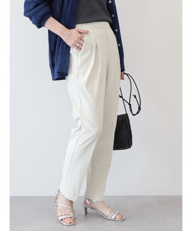 AMERICAN HOLIC 美・美・美接触冷感テーパードパンツ Ivory