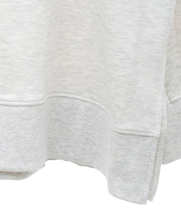 Green Parks 裏毛エンブレムパーカーチュニック Oatmeal