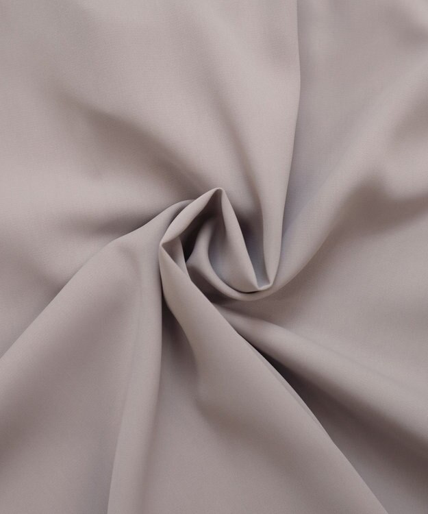 Tiaclasse 【洗える】配色リボンタイブラウス グレージュ