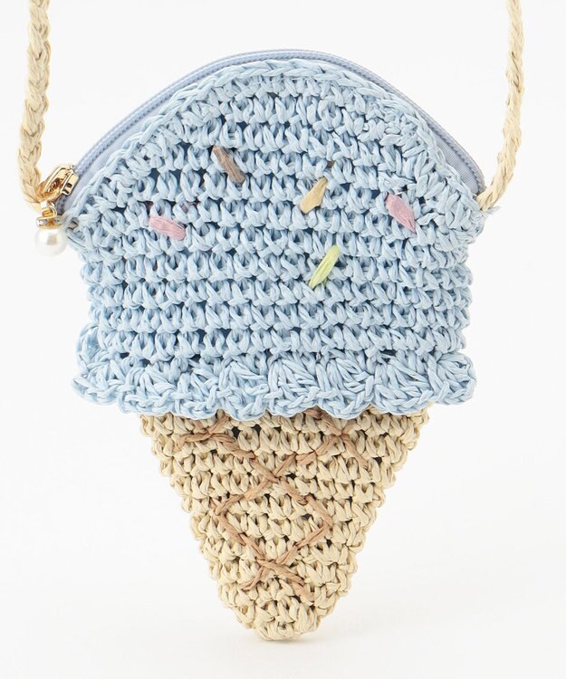 ANY KIDS フルーツ ショルダー ポシェット アイスクリーム