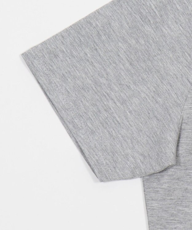 WEGO 【7色/SMLサイズ展開】コンパクトフィットT 杢グレー