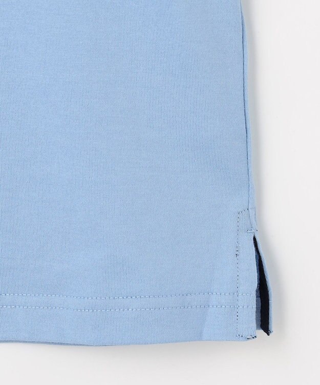 J.PRESS KIDS 【140-170cm】ビックロゴリンガー 半袖Ｔシャツ サックスブルー