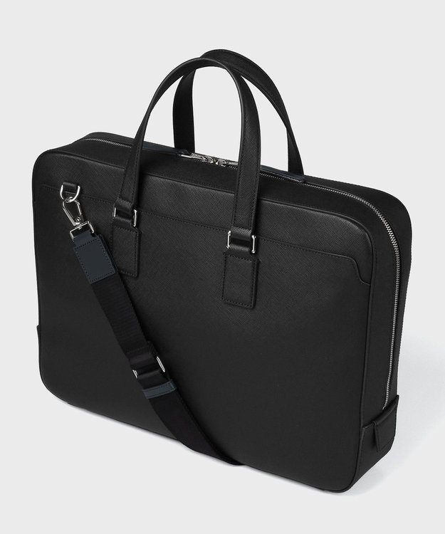Paul Smith シグネチャーストライププラー ブリーフケース ブラック