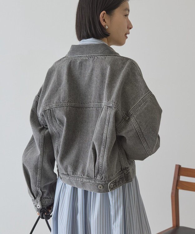 AMERICAN HOLIC ショート丈デニムジャケット Gray