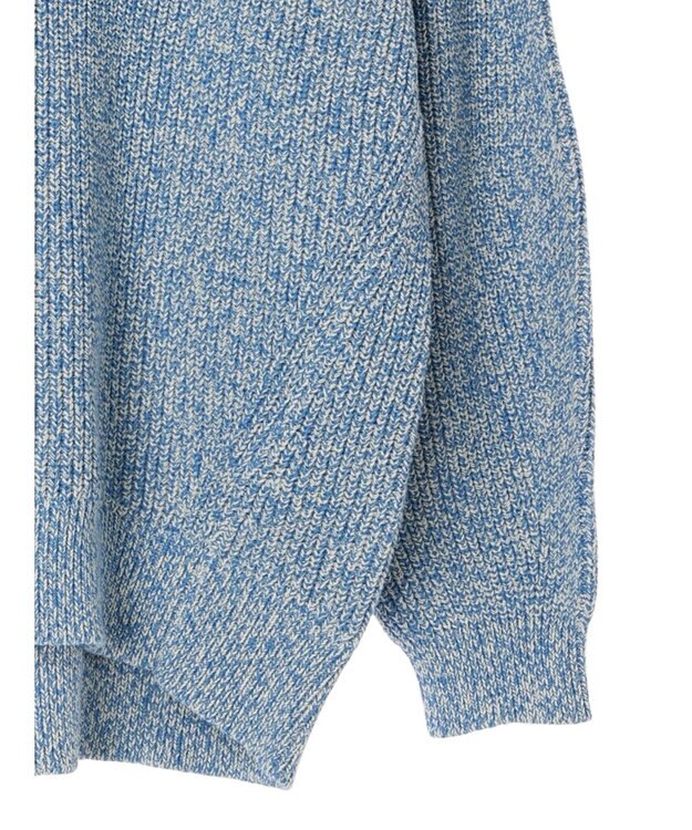 AMERICAN HOLIC 片畦クルーネックニットプルオーバー Blue