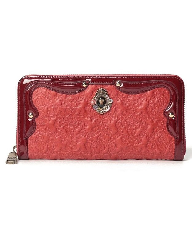 ANNA SUI セルパン ラウンド長財布 レッド