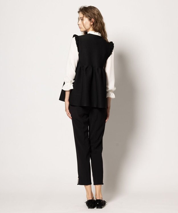 TOCCA 【洗える】DOLLY GILET ニットジレ ブラック系