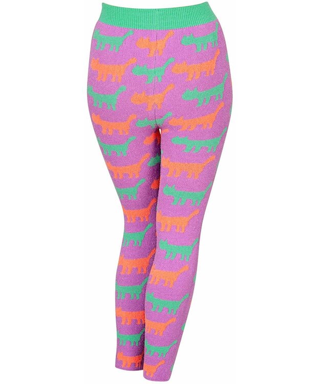 WACOAL 毛パン 足首丈 はきこみ丈ふかめ あたたかボトム ふんわりフィット ふわふわ 毛糸のパンツ レディース PPL755 /ワコール パープル