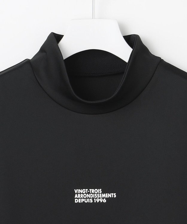 23区GOLF 【MEN】ライトダンボールストレッチモックネック ブラック系