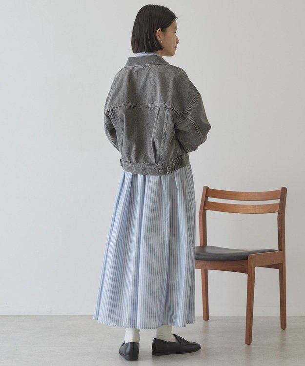 AMERICAN HOLIC ショート丈デニムジャケット Gray