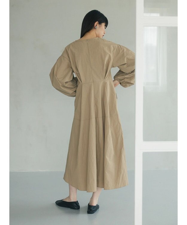 Green Parks armonia．ウエストタックワンピース Beige