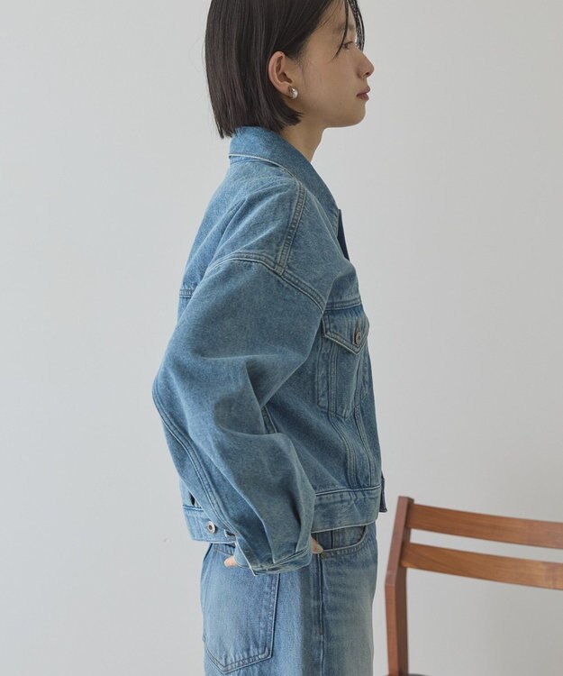 AMERICAN HOLIC ショート丈デニムジャケット Light Indigo