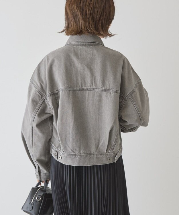 AMERICAN HOLIC ショート丈デニムジャケット Gray