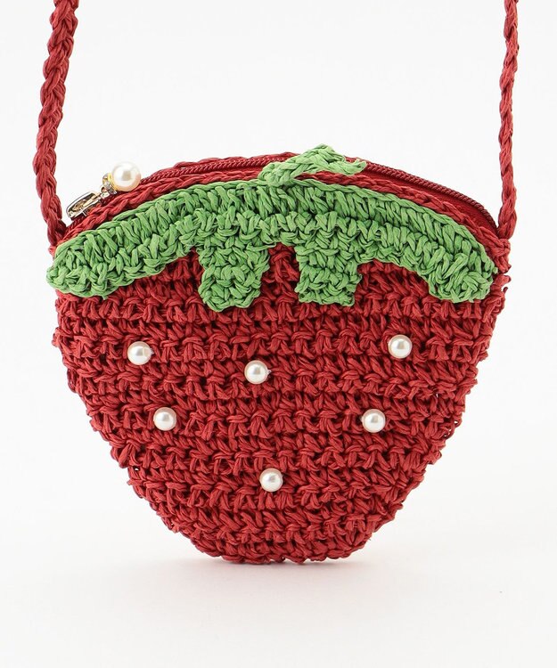 ANY KIDS フルーツ ショルダー ポシェット イチゴ