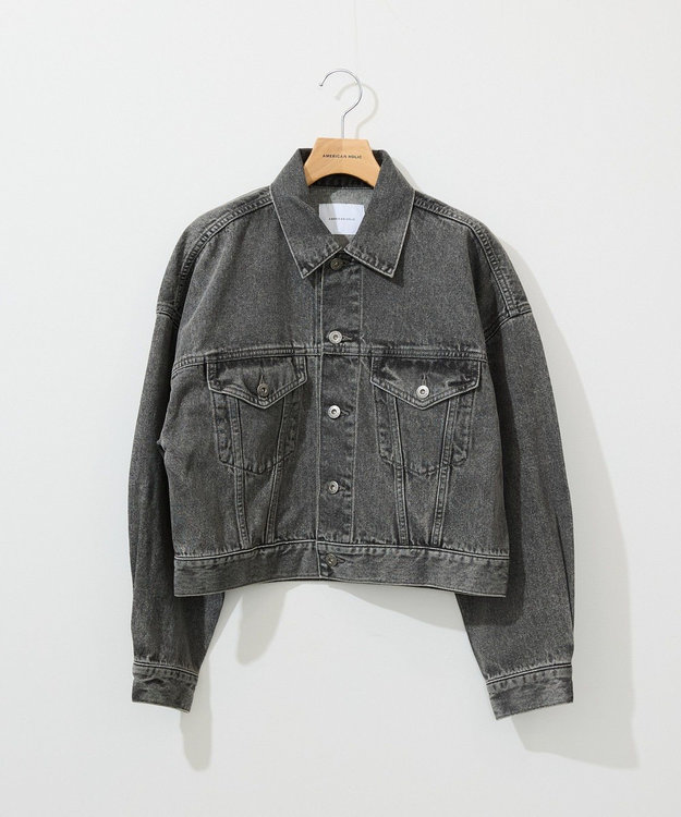 AMERICAN HOLIC ショート丈デニムジャケット Gray