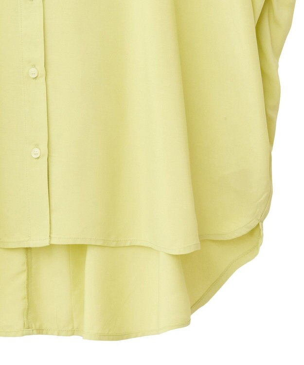 AMERICAN HOLIC 【接触冷感】タックフレンチスリーブシャツ Pistachio