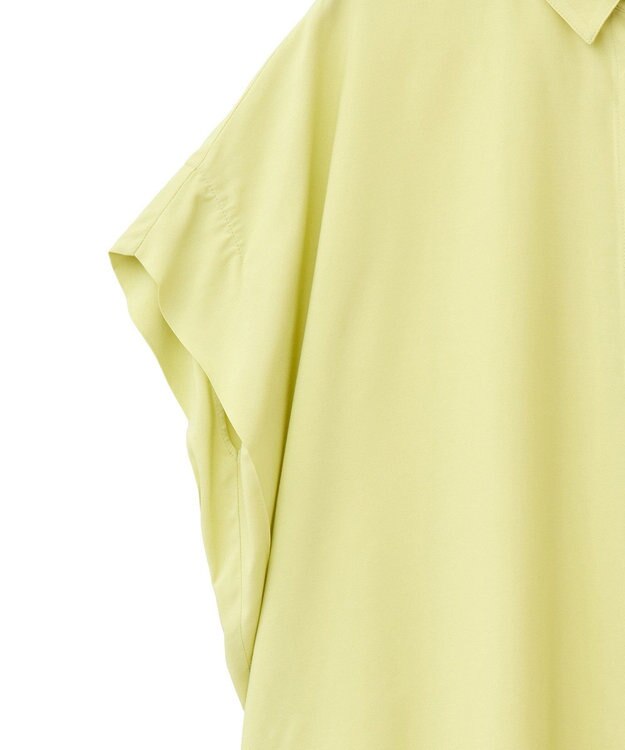 AMERICAN HOLIC 【接触冷感】タックフレンチスリーブシャツ Pistachio