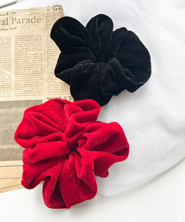 WEGO Lベロアラメシュシュ レッド