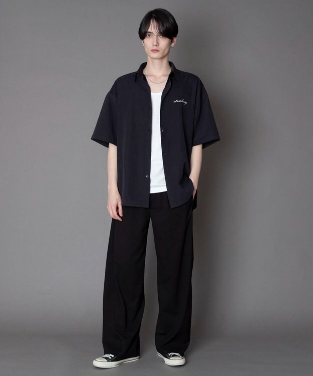 WEGO カバーフィットバルーンスラックス ブラック