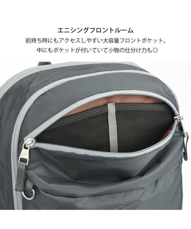 ACE BAGS & LUGGAGE W&.Day/Night モルテルン ラウンドリュック A4サイズ 13.3インチPC収納 20491 ダブルアンド グレー