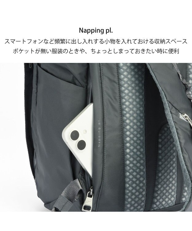 ACE BAGS & LUGGAGE W&.Day/Night モルテルン ラウンドリュック A4サイズ 13.3インチPC収納 20491 ダブルアンド グレー