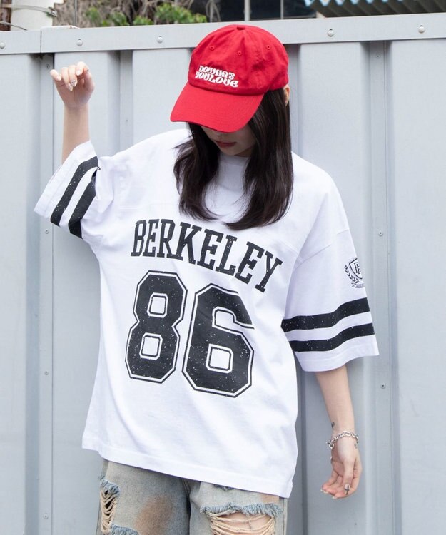 WEGO 【ユニセックス着用ITEM/MLサイズ展開】ナンバリングT（SS） ホワイト