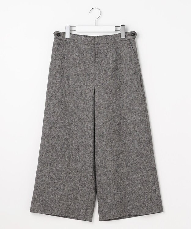 J.PRESS LADIES S ラメツイード クロップド パンツ グレー系