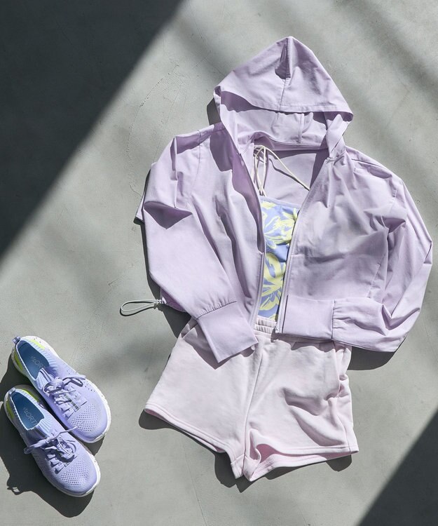 Chacott Chacott BALANCE EasyCare+ ジップジャケット ライラック