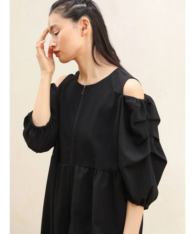 Green Parks ■ＥＳＣＡＲ　タックスリーブワイドオールインワン Black