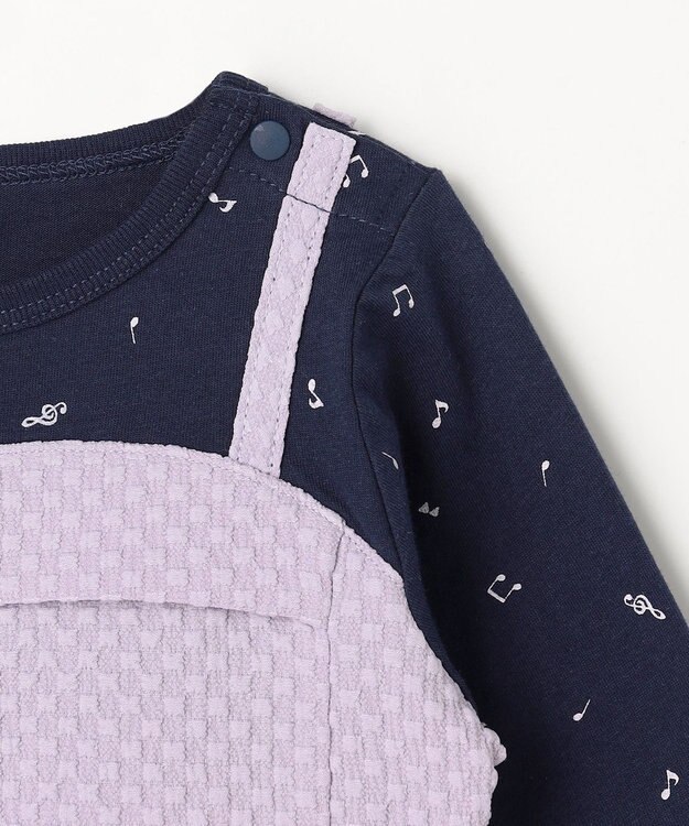 組曲 KIDS 【80-100㎝】メロディ ビスチェトップス ラベンダー