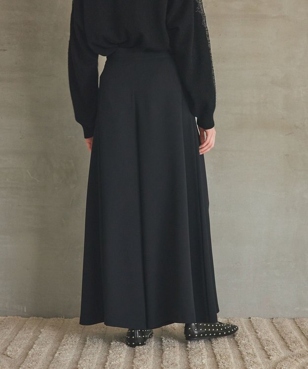 GRACE CONTINENTAL ワイドフレアパンツ ブラック