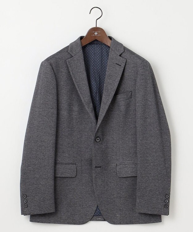 JOSEPH ABBOUD 【ストレッチ】ツィーディージャージ　ジャケット ライトグレー系