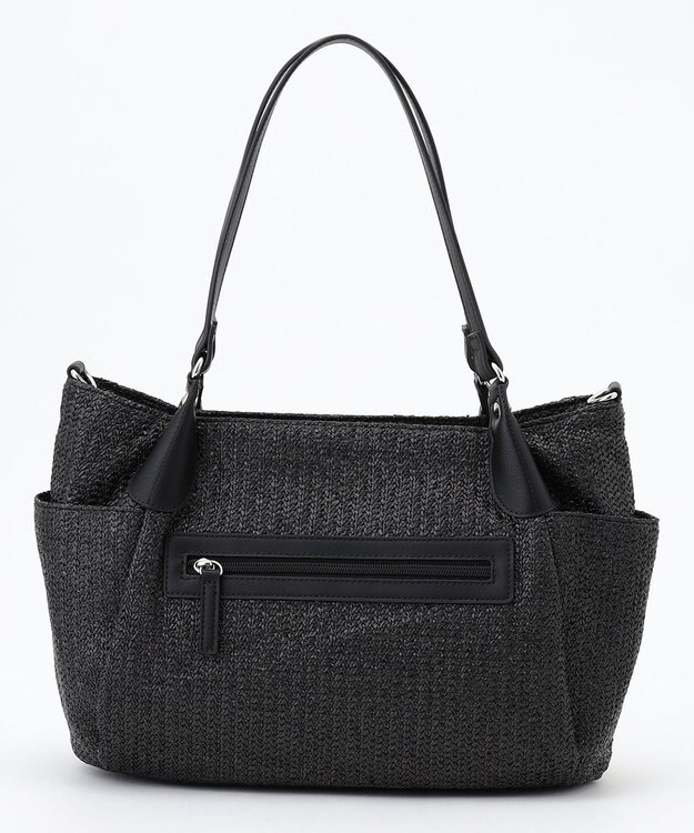 LA BAGAGERIE つまみハンドル　サマー2wayトートバッグ ブラック
