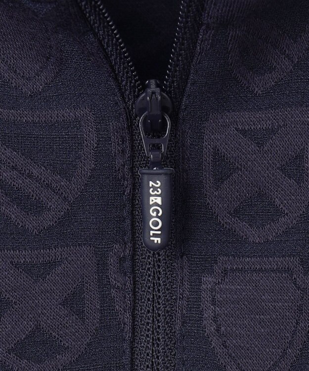 23区GOLF 【MEN】エンブレムハーフジッププルオーバー ネイビー系