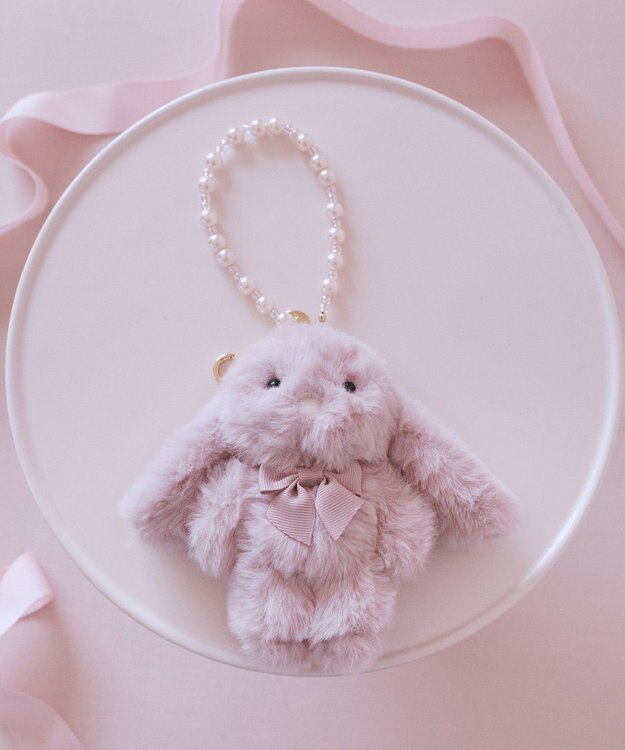 Maison de FLEUR ピンクマニアうさぎチャーム Pink