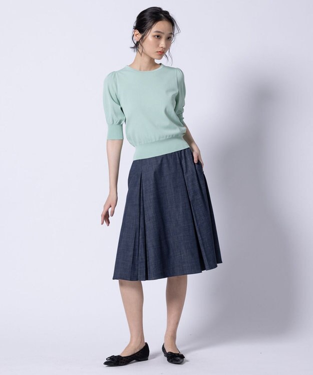 TOCCA 【UVカット・接触冷感】BALOON ニットプルオーバー ライトグリーン系