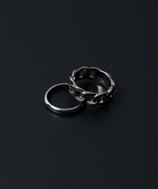 WEGO 2Pデザインリング 柄1