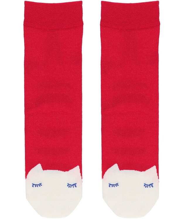 tsumori chisato SLEEP ツモリチサト ソックス 22～24cm レディース UEY500/ワコール レッド