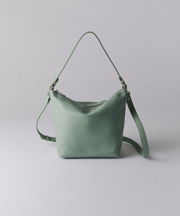 russet ソフトレザーシンプルショルダーバッグ(CE-1328-WEB) Green2