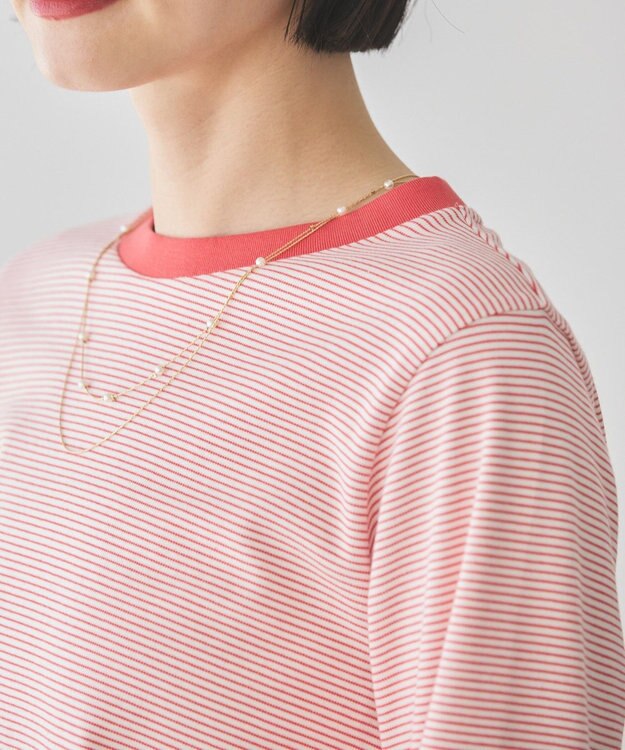 AMERICAN HOLIC クルーネックカットプルオーバー Red